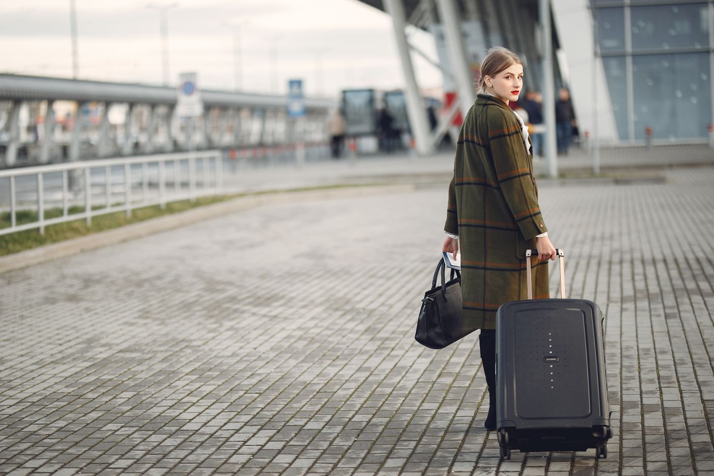 Départ à l'aéroport